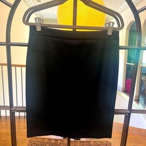 J Crew Petite No 2 Pencil Skirt - Black Size 6P